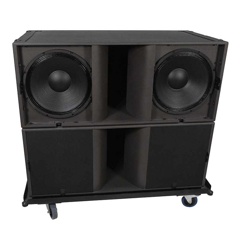 KS28 Dubbele 18-inch DJ Super Bass Bar-subwooferluidspreker