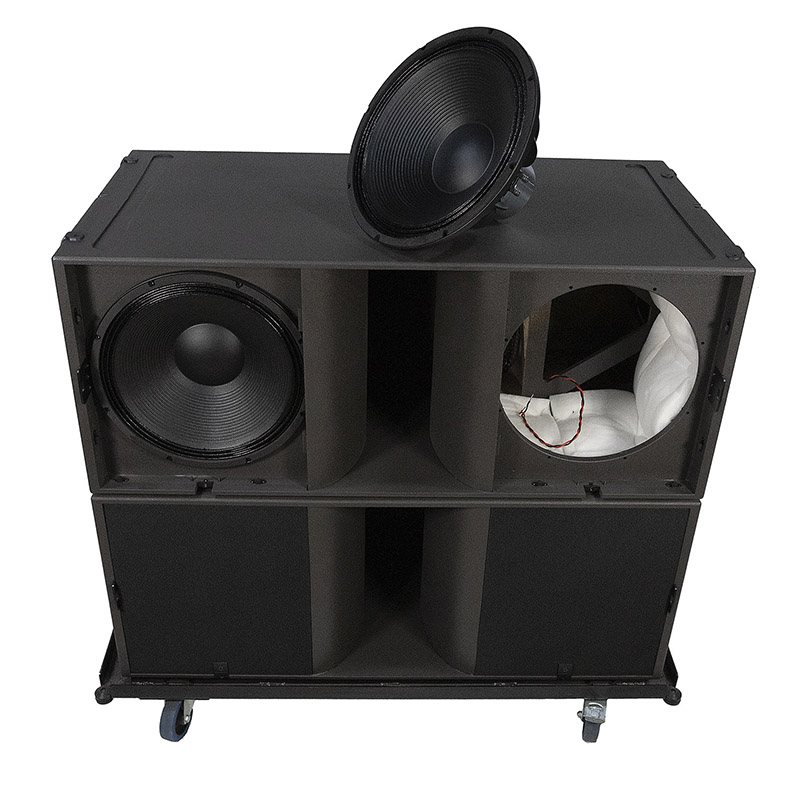 KS28 Dubbele 18-inch DJ Super Bass Bar-subwooferluidspreker